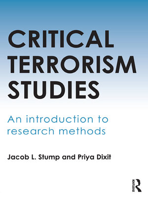 cover image of Critical Terrorism Studies
